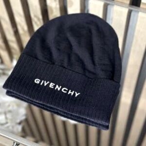 Black Wool Givenchy Beanie